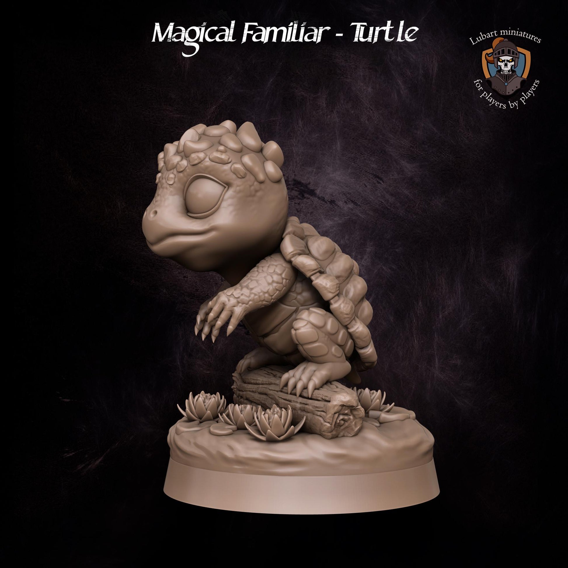 Magical Turtle Familiar by Lubart Miniatures | Unpainted | Print on Demand | Use Code FREESHIP50