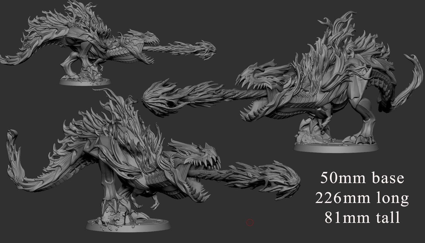 Blazing Forged Rex by Mini Monster Mayhem | Unpainted | Print on Demand | Use Code FREESHIP50