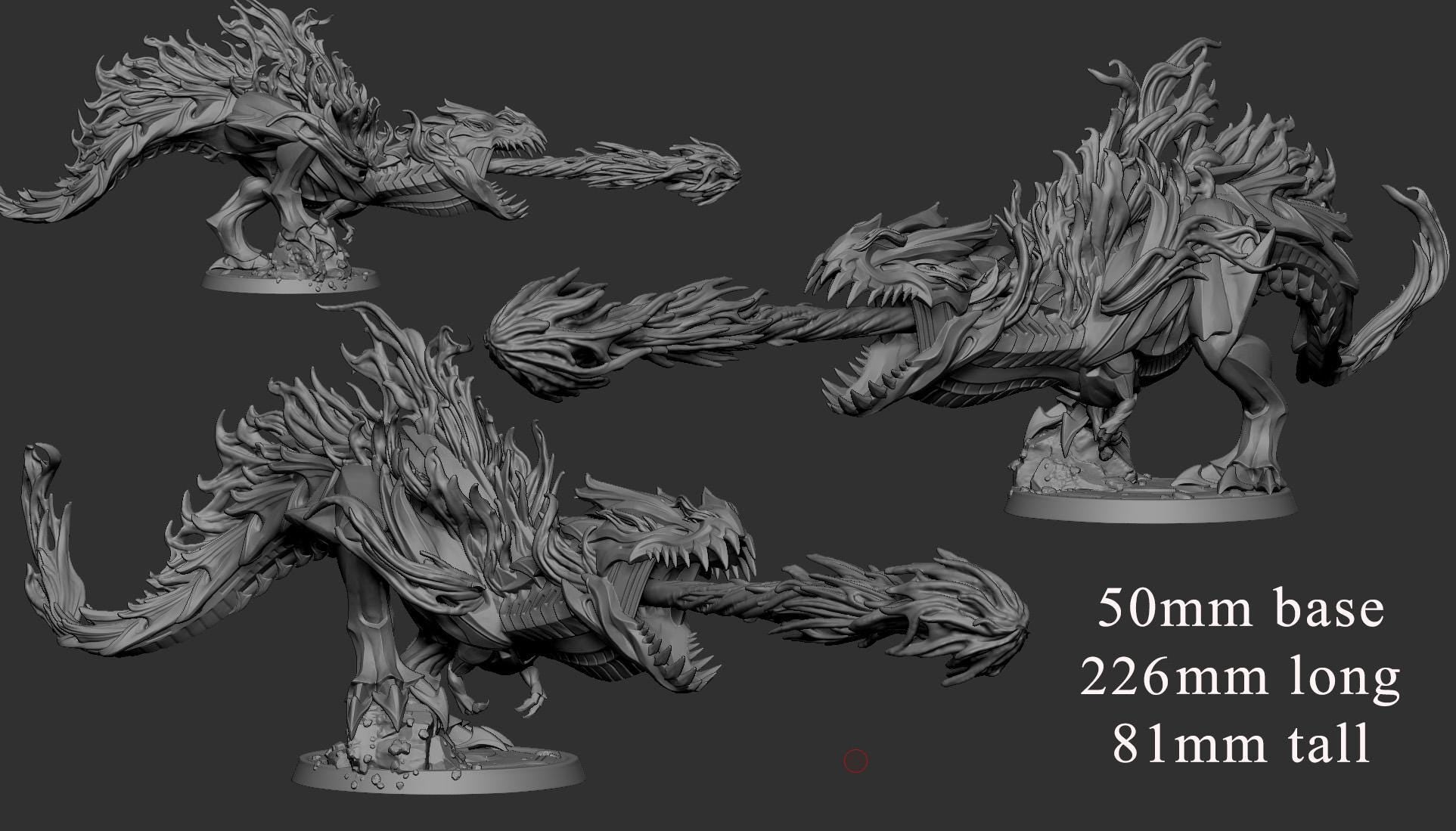 Blazing Forged Rex by Mini Monster Mayhem | Unpainted | Print on Demand | Use Code FREESHIP50
