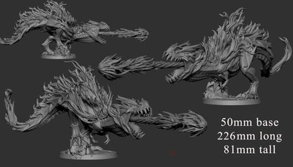 Blazing Forged Rex by Mini Monster Mayhem | Unpainted | Print on Demand | Use Code FREESHIP50