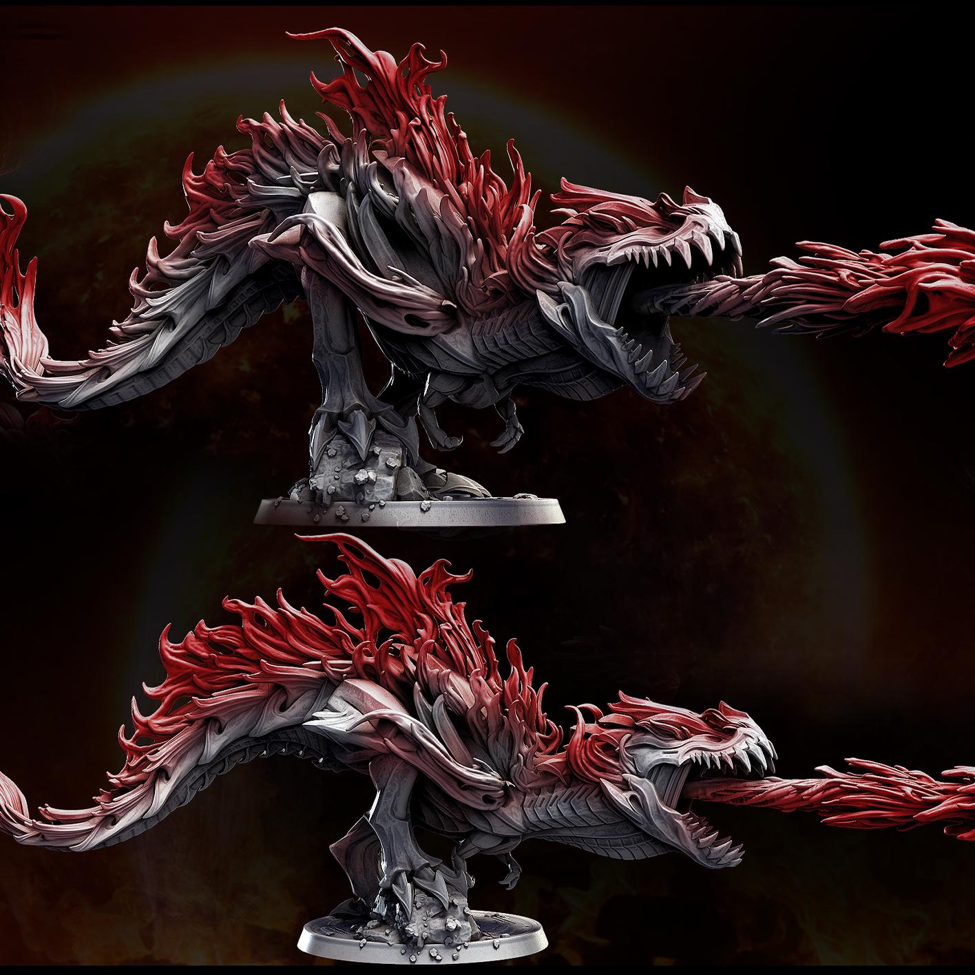 Blazing Forged Rex by Mini Monster Mayhem | Unpainted | Print on Demand | Use Code FREESHIP50