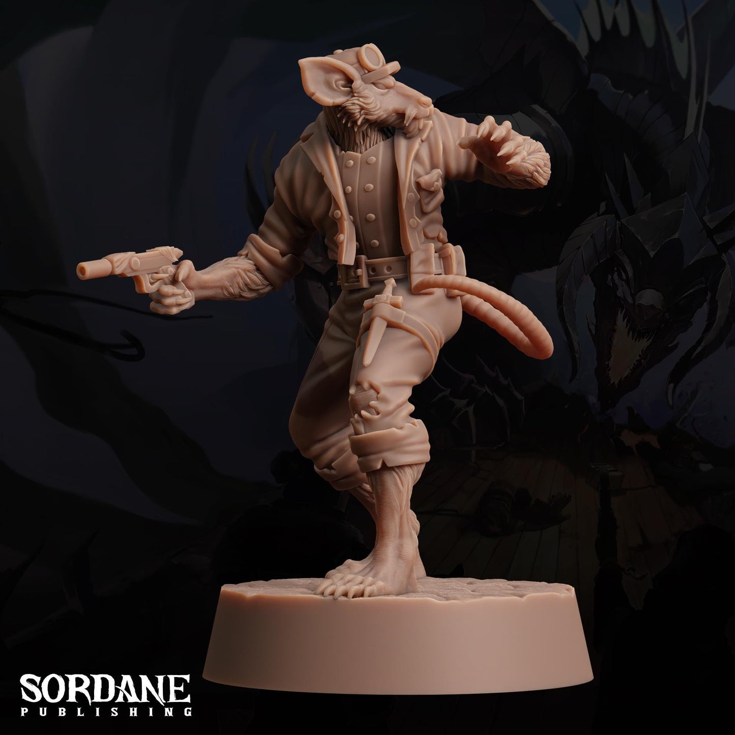 Wererat Scout by Sordane Publishing | Unpainted | Print on Demand | Use Code FREESHIP50