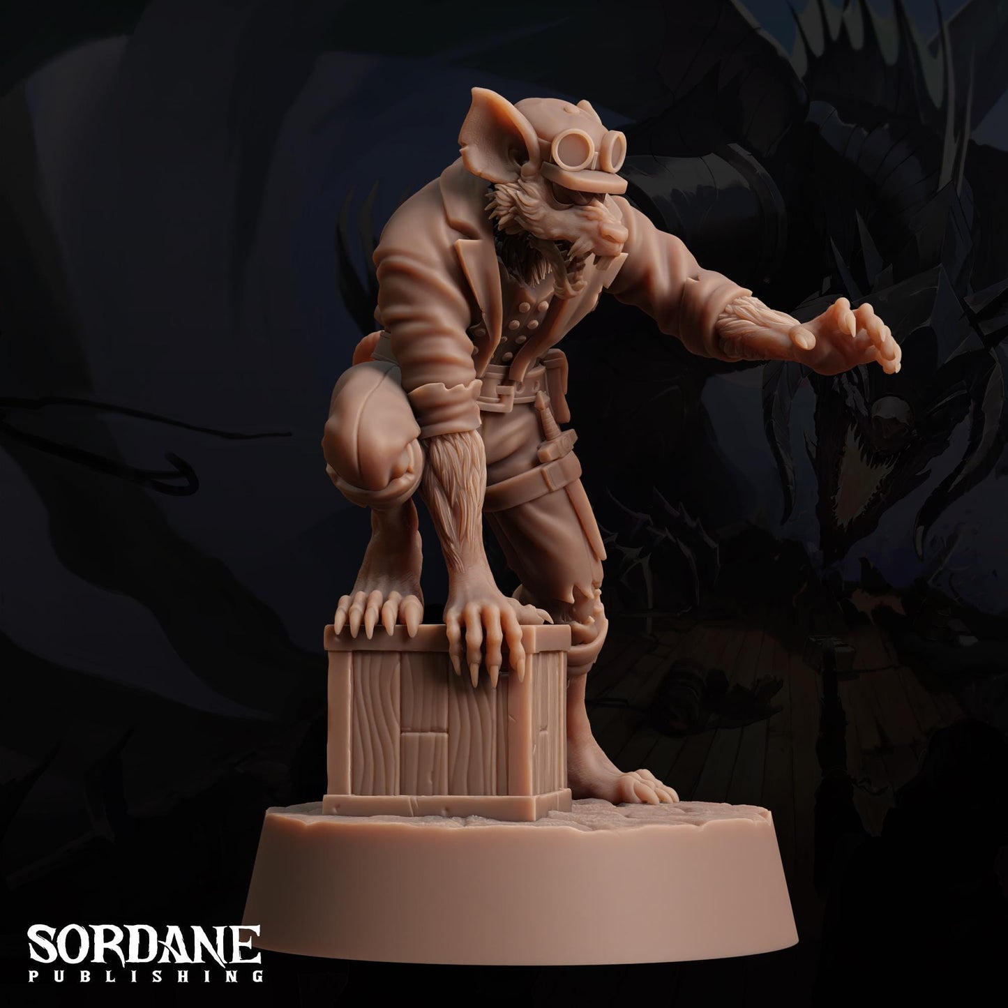Wererat Scout by Sordane Publishing | Unpainted | Print on Demand | Use Code FREESHIP50