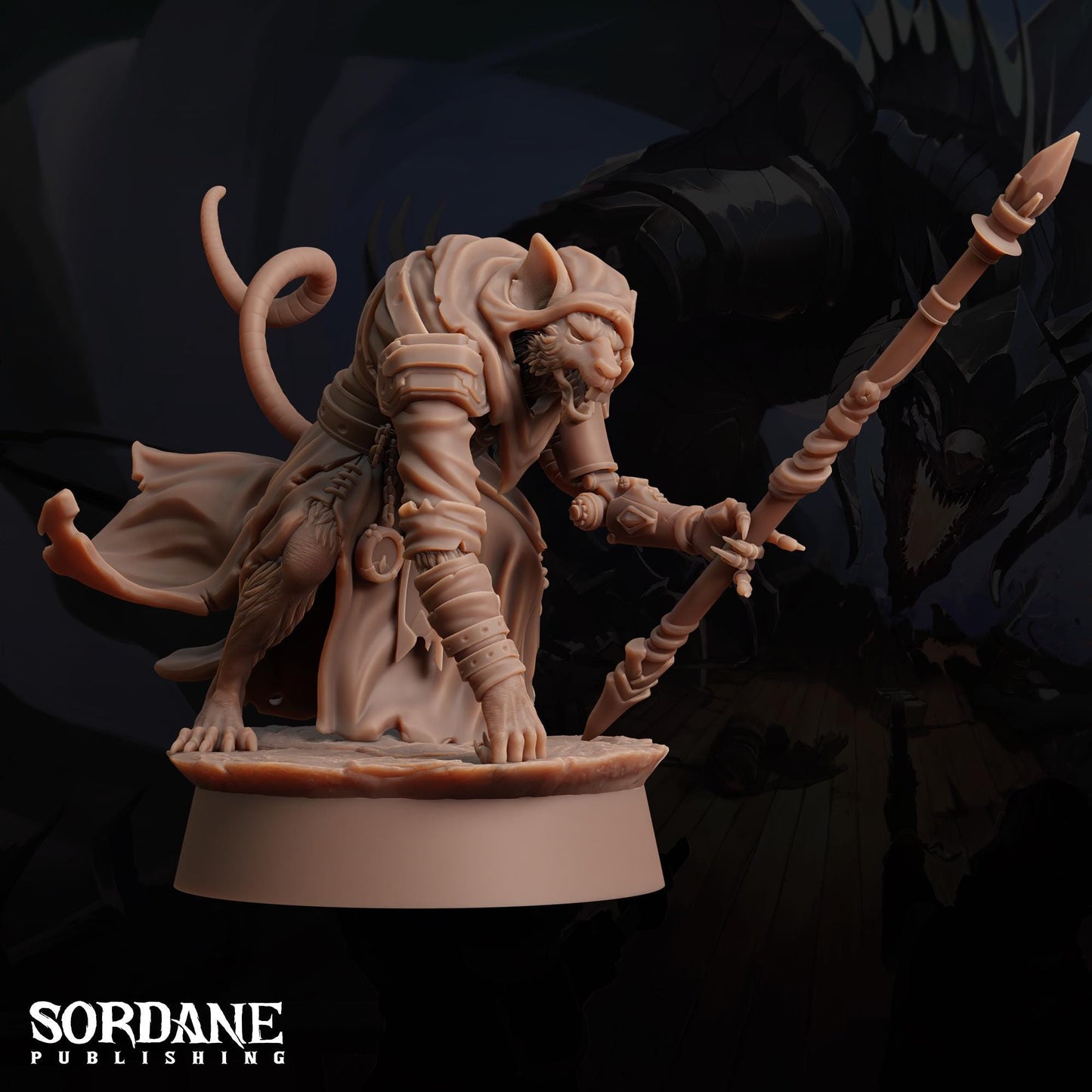 Wererat Overseer by Sordane Publishing | Unpainted | Print on Demand | Use Code FREESHIP50