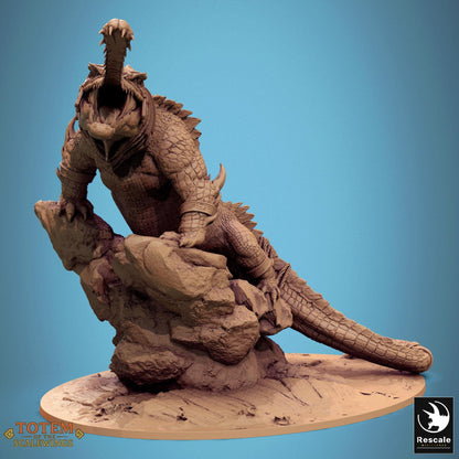 Ancient Alligator by Rescale Miniatures | Unpainted | Print on Demand | Use Code FREESHIP50