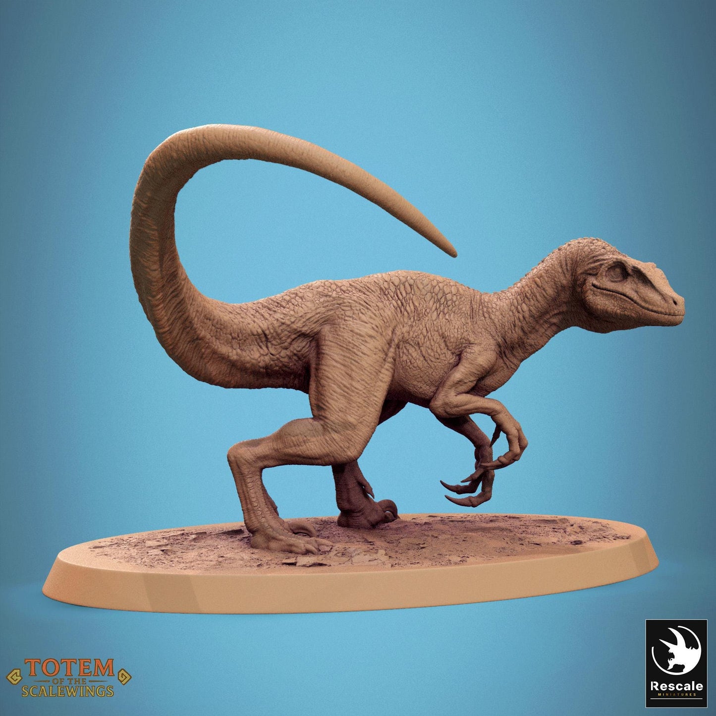 Jurassic Velociraptor, Wild by Rescale Miniatures | Unpainted | Print on Demand | Use Code FREESHIP50