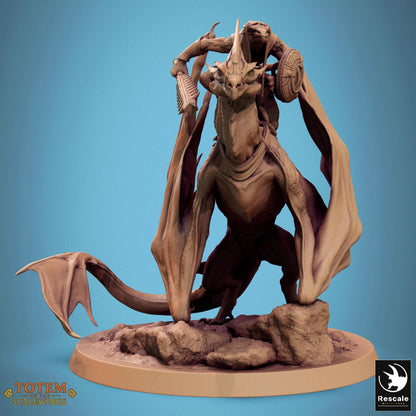 Zicoatl, Mounted by Rescale Miniatures | Unpainted | Print on Demand | Use Code FREESHIP50