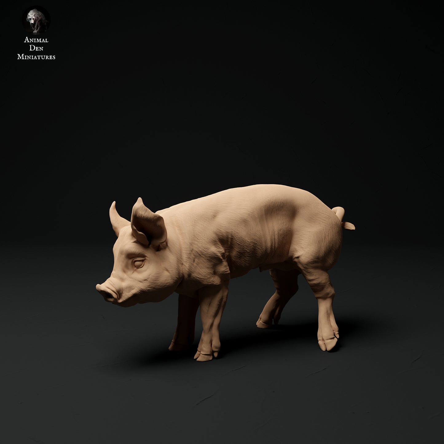 Berkshire Piglets 1:24 scale by Animal Den | Please Read Description