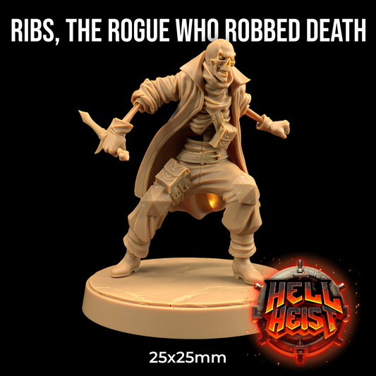 Ribs, the Rogue Who Robbed Death by Dragon Trappers Lodge | Please Read Description | Print on Demand