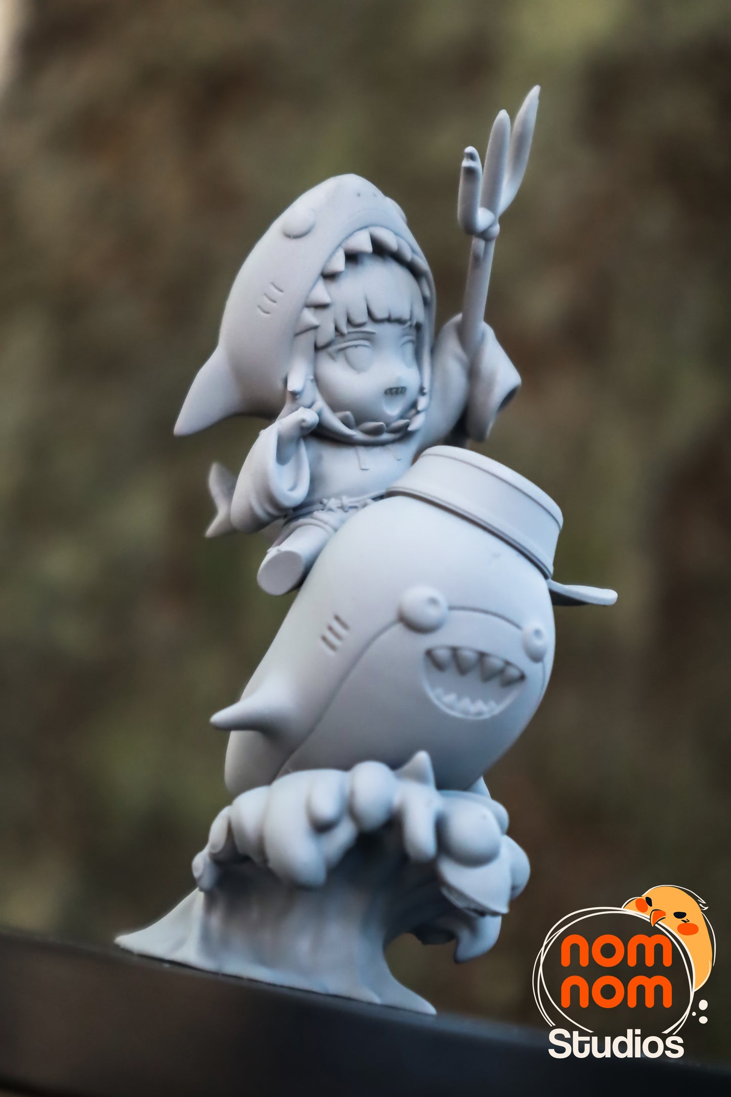 Chibi Shark-girl idol by NomNom Figures