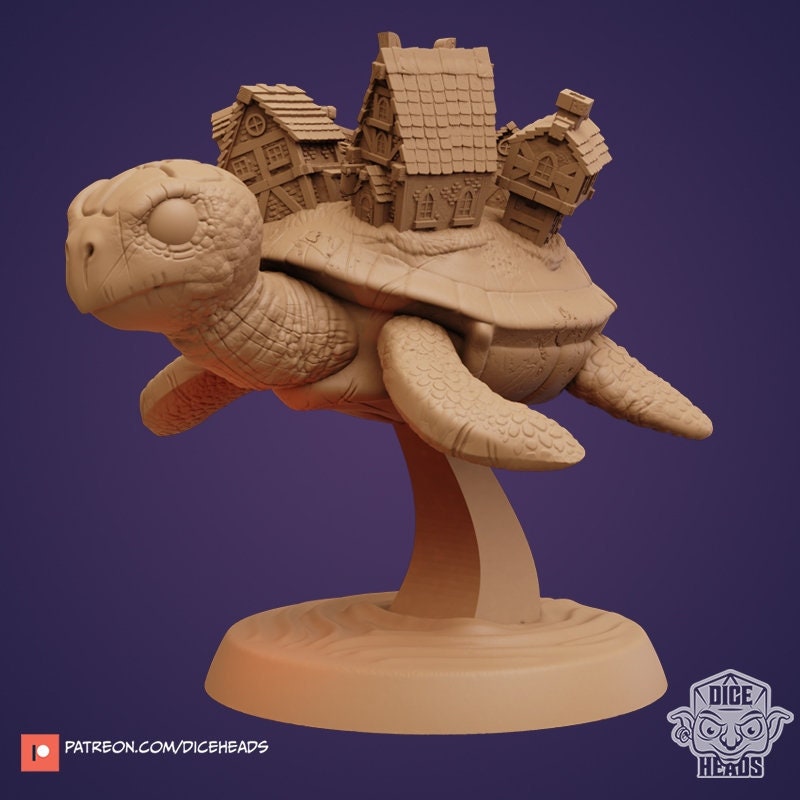 Giant Turtle by Dice Heads