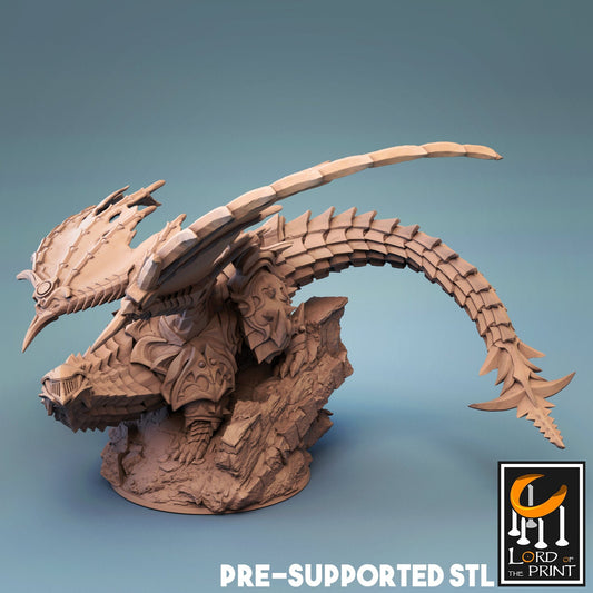 Armored Dragon by Rescale Miniatures | Please Read Description