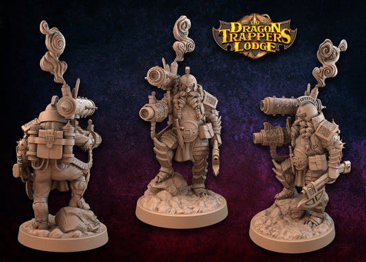 Nuranok (Dwarf Artificer) by Dragon Trappers Lodge | Please Read Description | Print on Demand