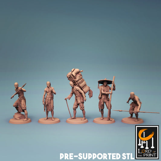 Igorot Villagers by Rescale Miniatures | Please Read Description | Print on Demand