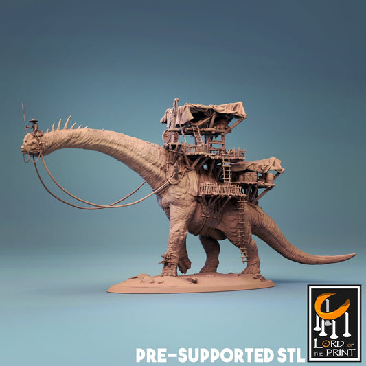 Brachiosaurus Caravan by Rescale Miniatures | Please Read Description