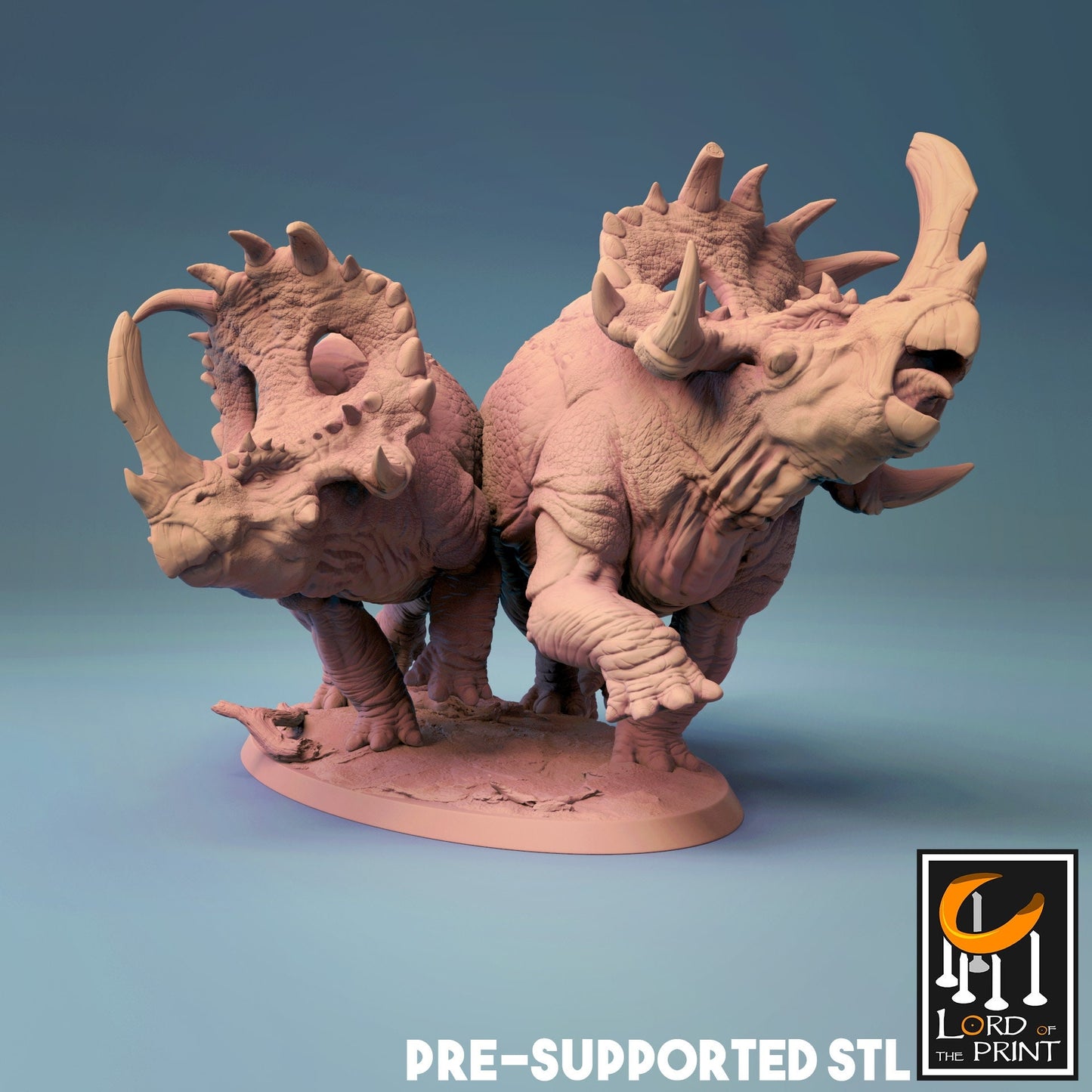 Sinoceratops by Lord of the Print