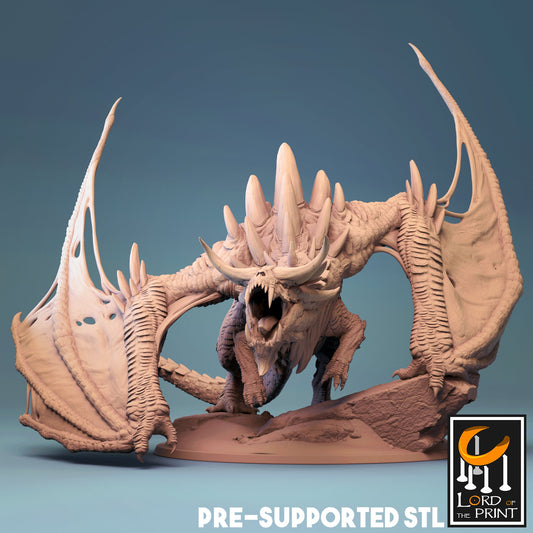 Magma Dragons by Rescale Miniatures | Please Read Description | Print on Demand