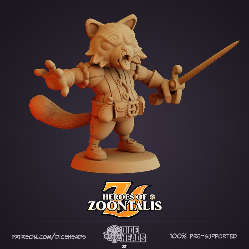 Catfolk Characters by Dice Heads