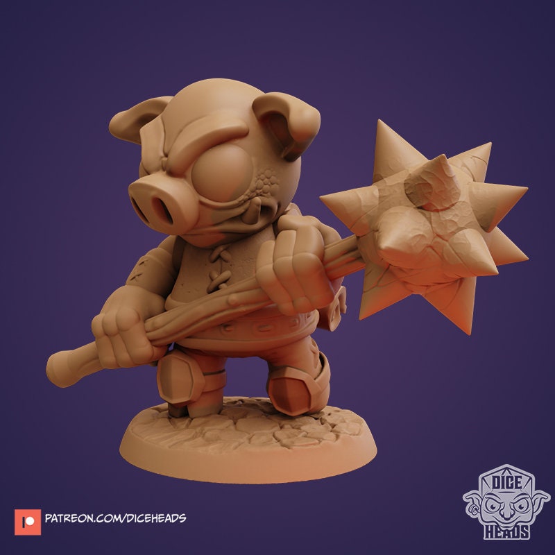 Hog-folk Characters by Dice Heads