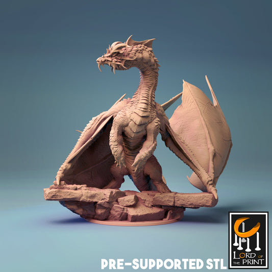 Brine Dragons and Drake by Rescale Miniatures | Please Read Description | Print on Demand