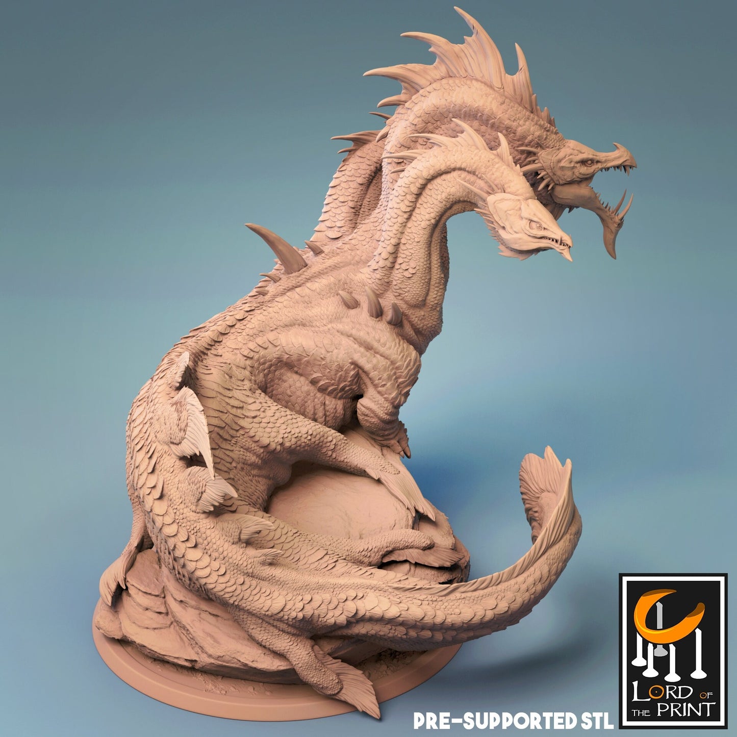 Eel Drakes and Hydra by Rescale Miniatures | Please Read Description