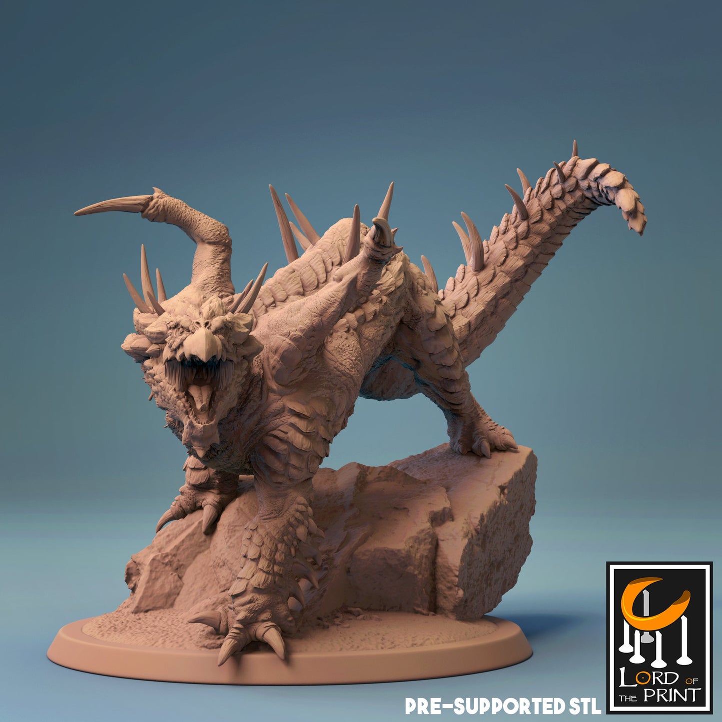 Brown Dragons by Rescale Miniatures | Please Read Description | Print on Demand