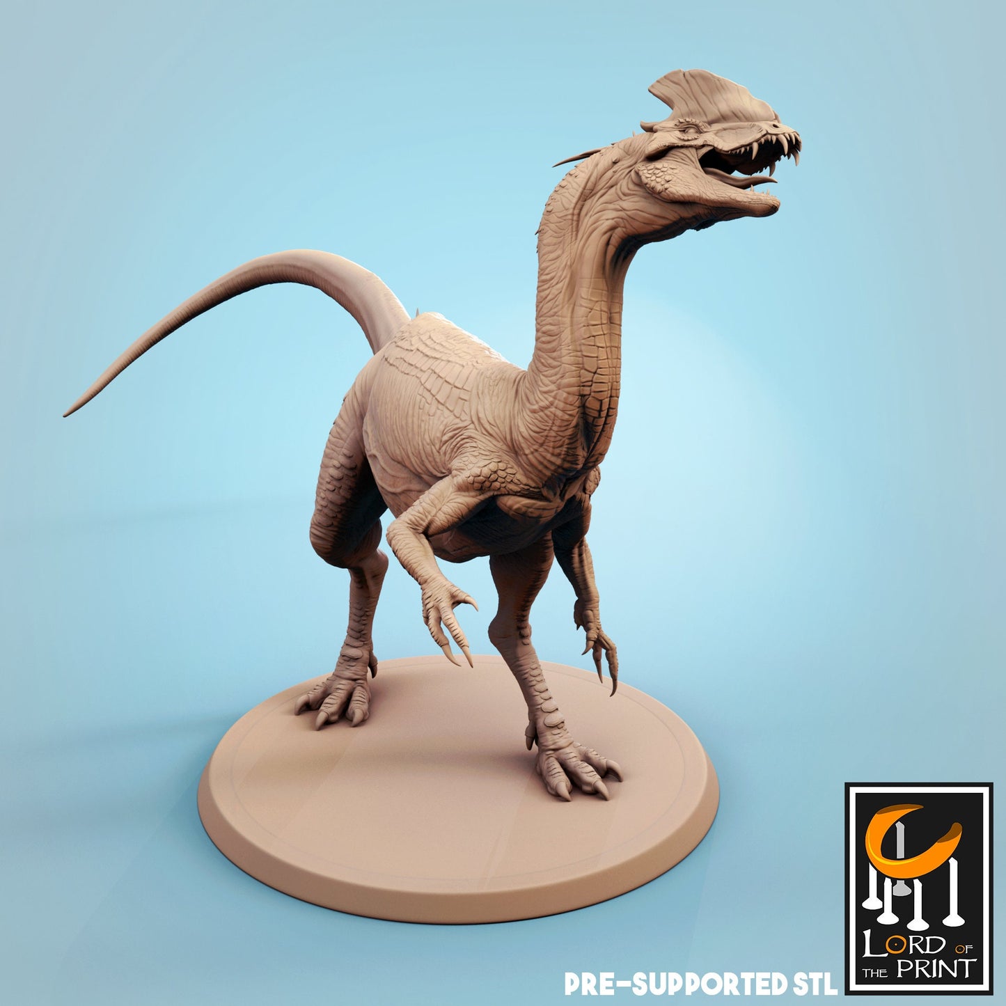 Dilophosaurus by Rescale Miniatures | Please Read Description | Print on Demand