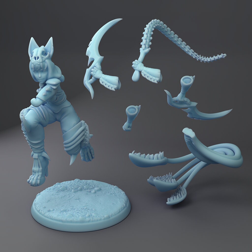 Displacer Beast Hunter by Twin Goddess Miniatures