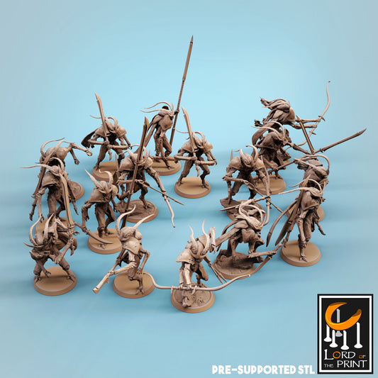 Thri-kreen, Insect-folk by Rescale Miniatures | Please Read Description | Print on Demand