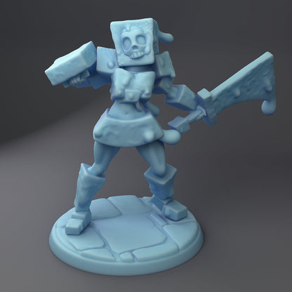 Gelatinous Cube Hunters by Twin Goddess Miniatures