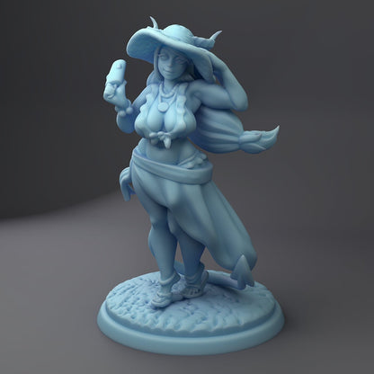 Stacy's Mom, Tiefling at the Beach by Twin Goddess Minis