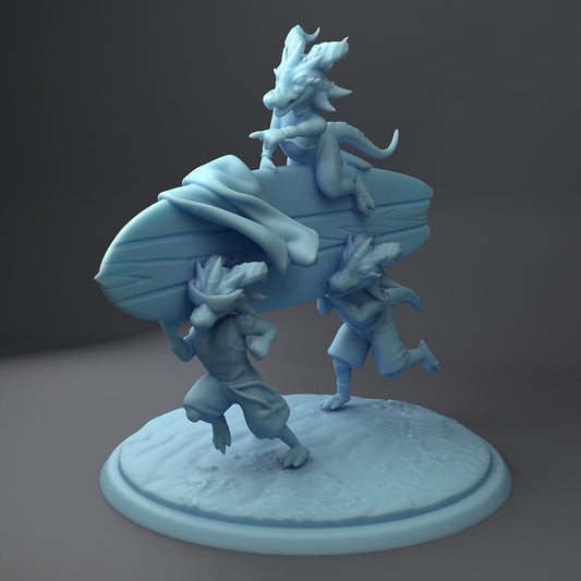 Kobold Surfers by Twin Goddess Minis