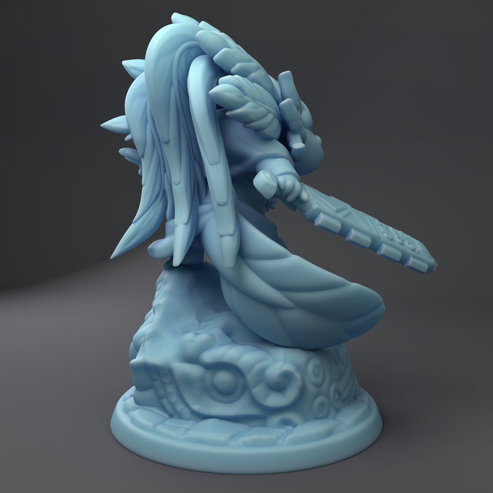 Aztec Axolotl by Twin Goddess Miniatures | Please Read Description | Print on Demand