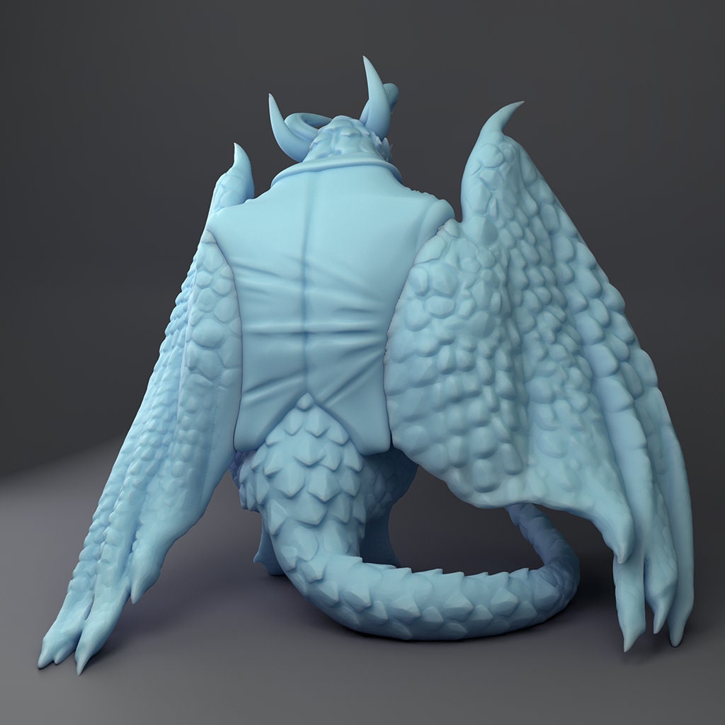 Auritax, Dragon Accountant by Twin Goddess Miniatures