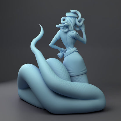 Lamia Security by Twin Goddess Miniatures | Please Read Description | Print on Demand