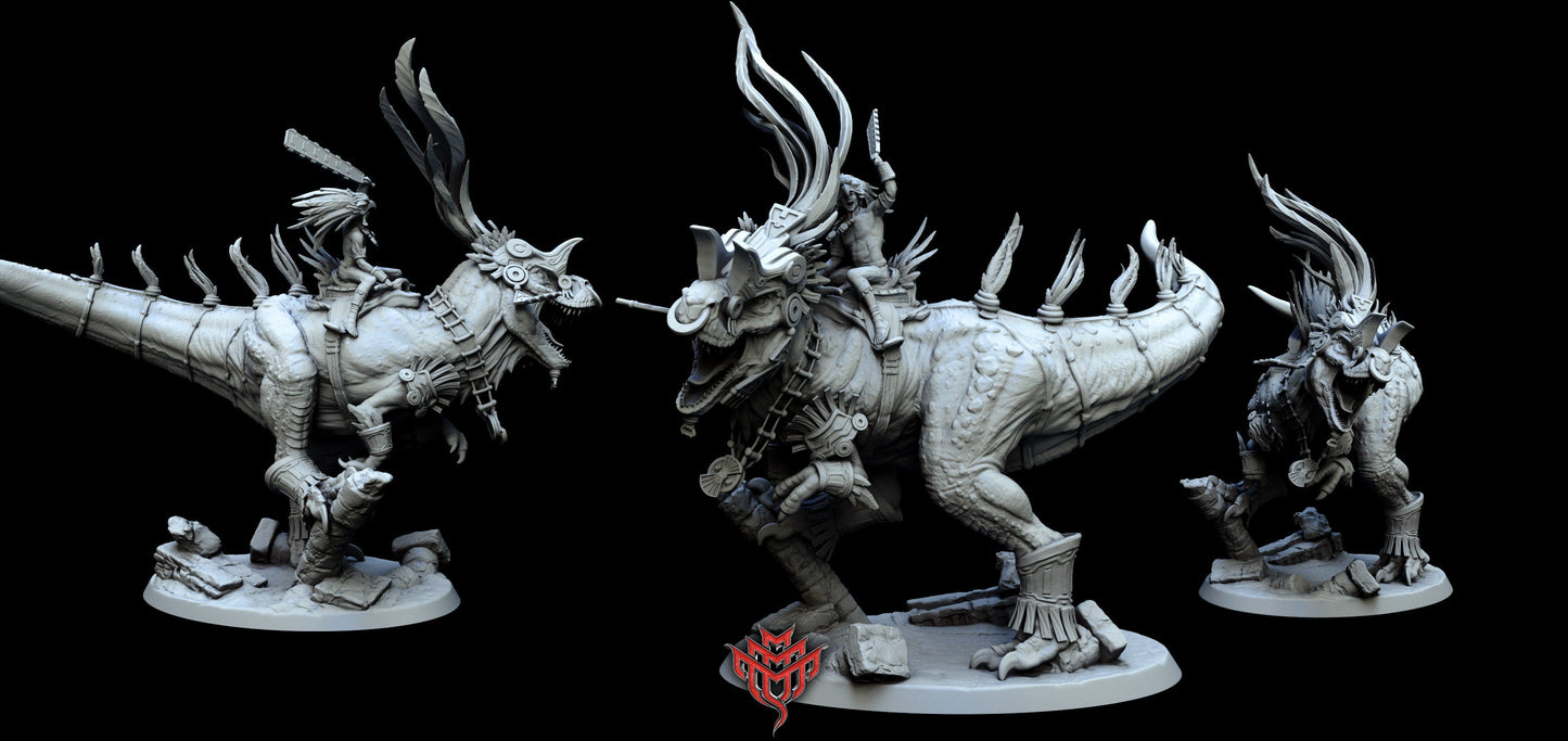 Elite Tribal Hunter by Mini Monster Mayhem | Please Read Description | Print on Demand