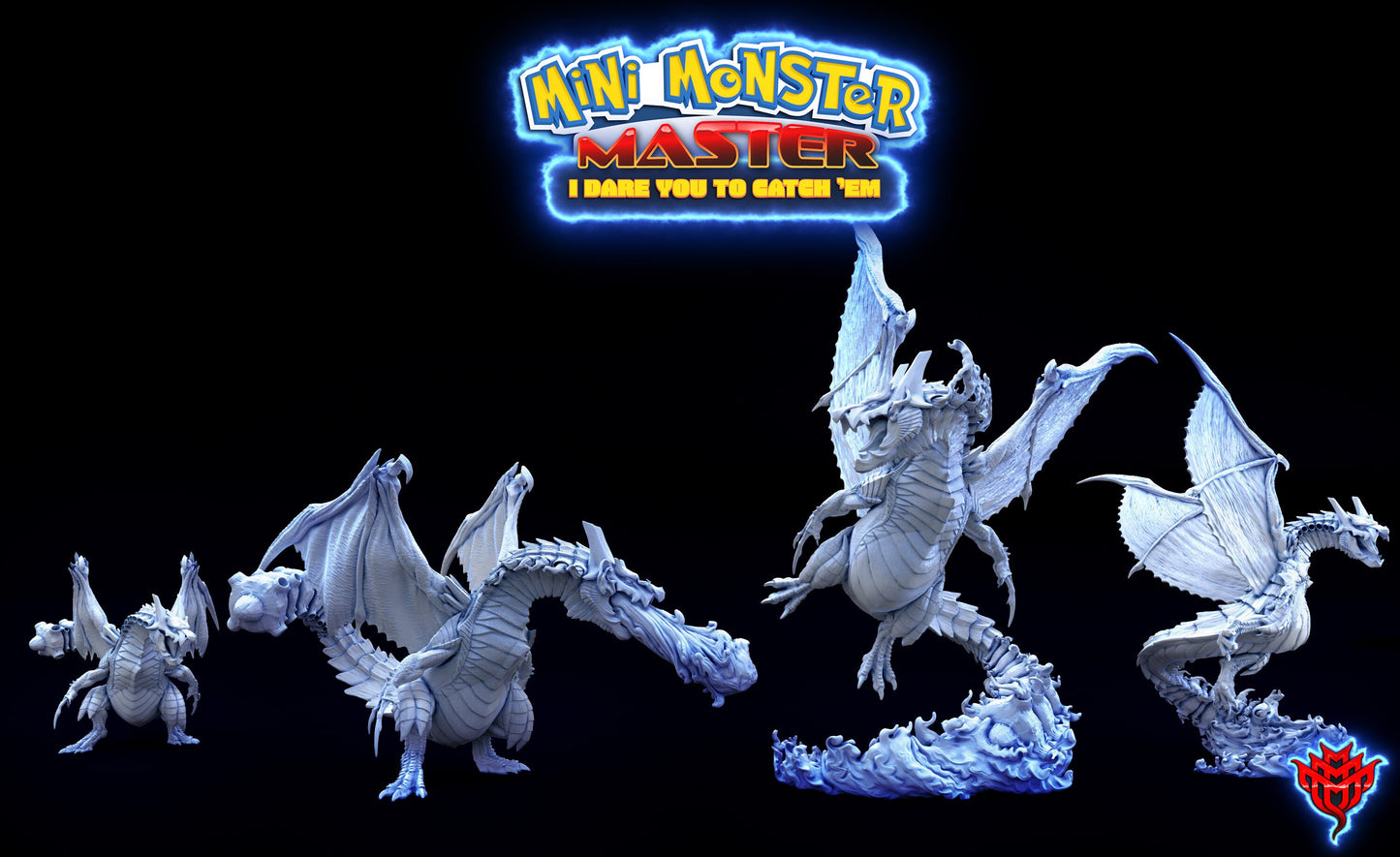 Colossal Inferno Drake by Mini Monster Mayhem