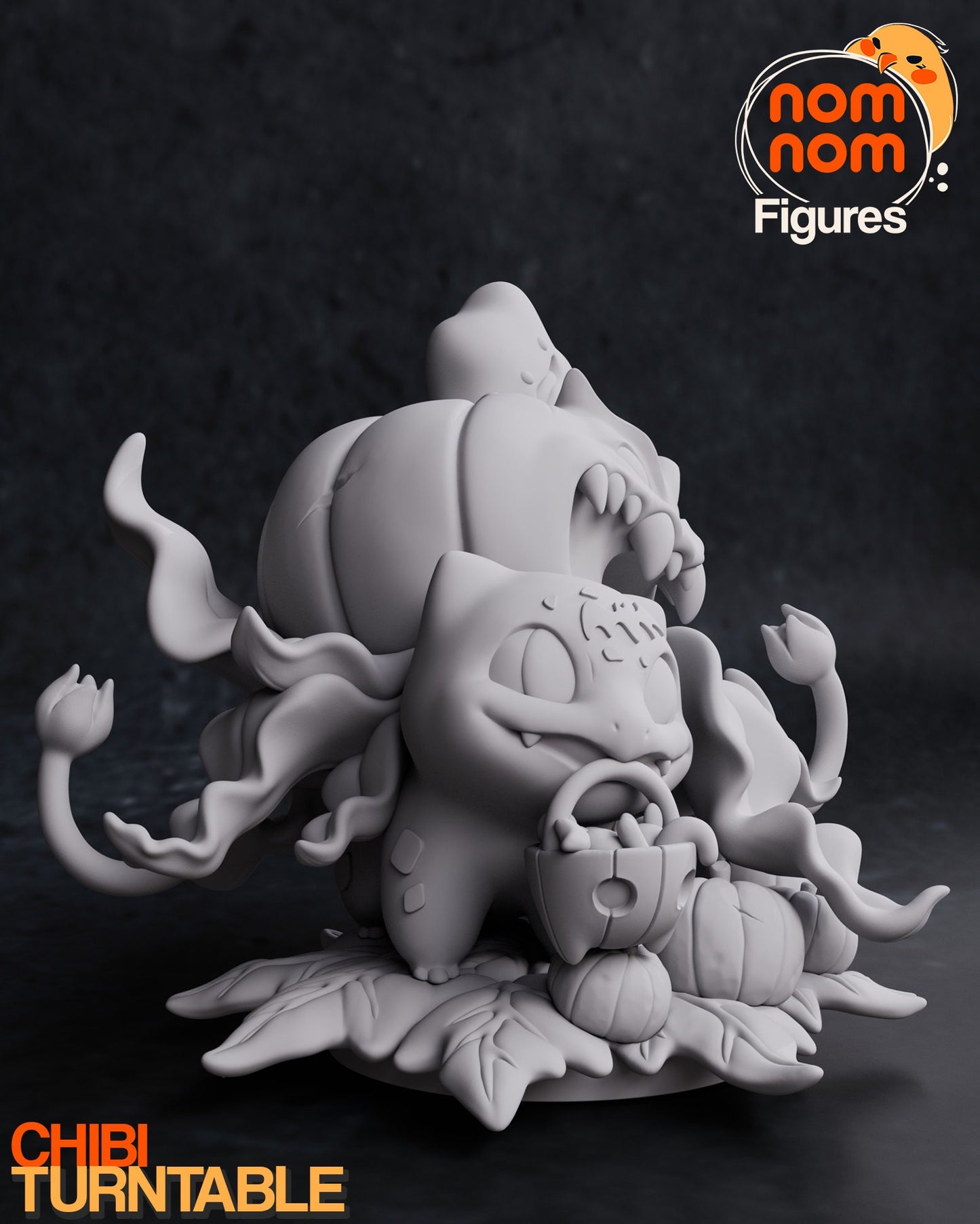 Chibi Halloween Seed Monster by NomNom Figures