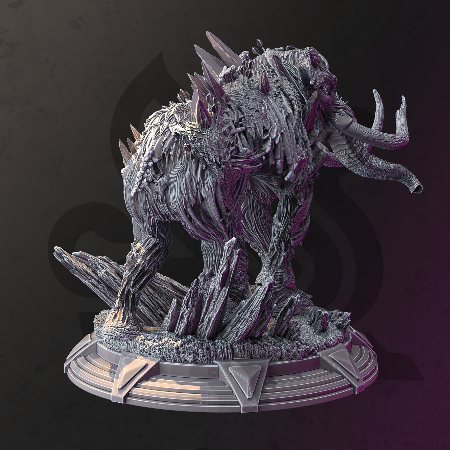 Tjornir, Reanimated Mammoth by DM Stash | Please Read Description | Print on Demand