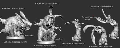 Cottontail Menaces by Mini Monster Mayhem