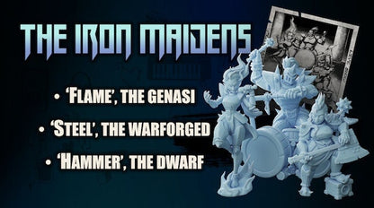 The Iron Maidens by Twin Goddess Minis