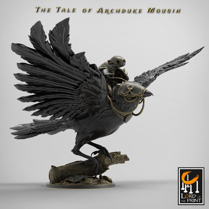 Magpie Taking Off by Rescale Miniatures | Please Read Description | Print on Demand