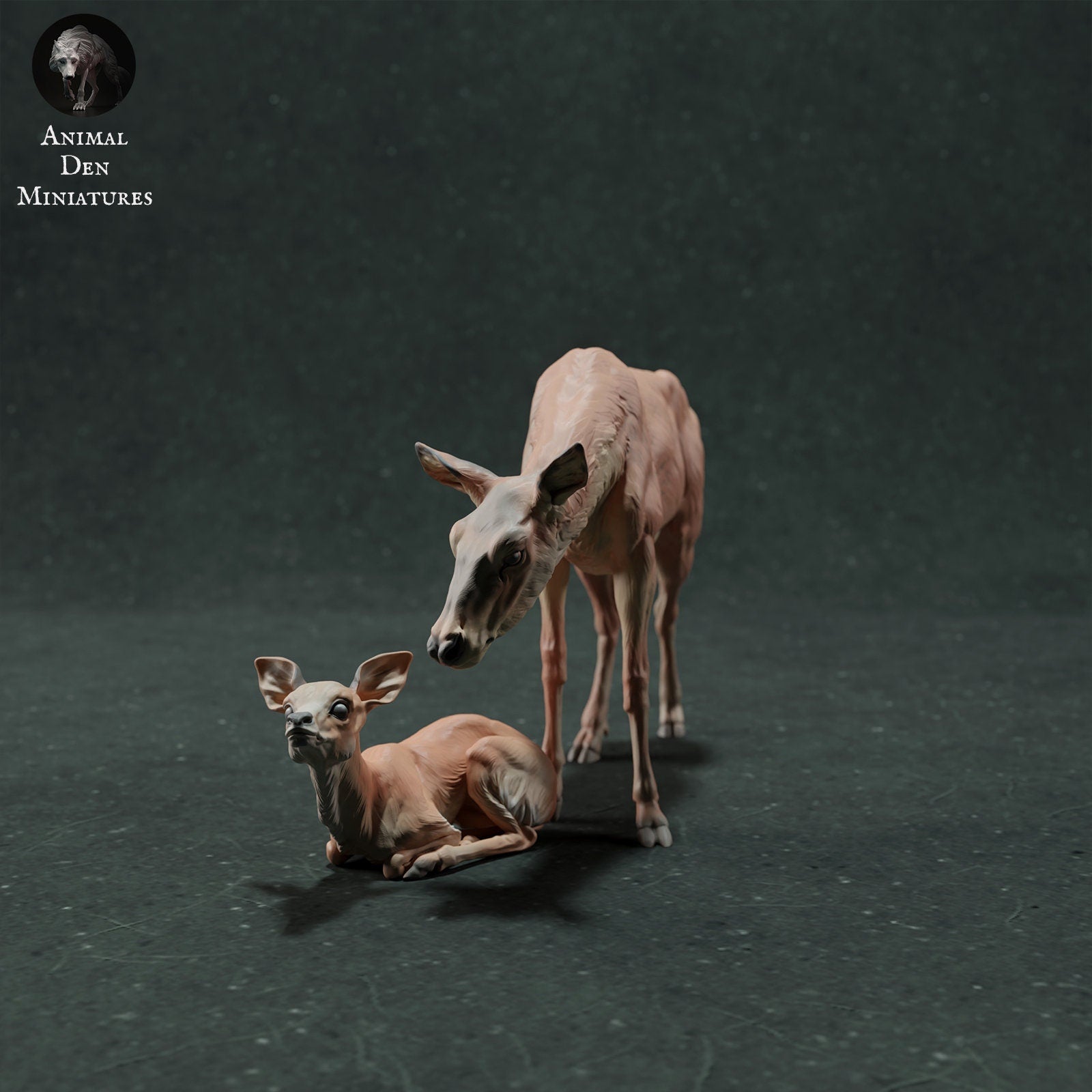 Red Deer 1:24 Scale Model by Animal Den
