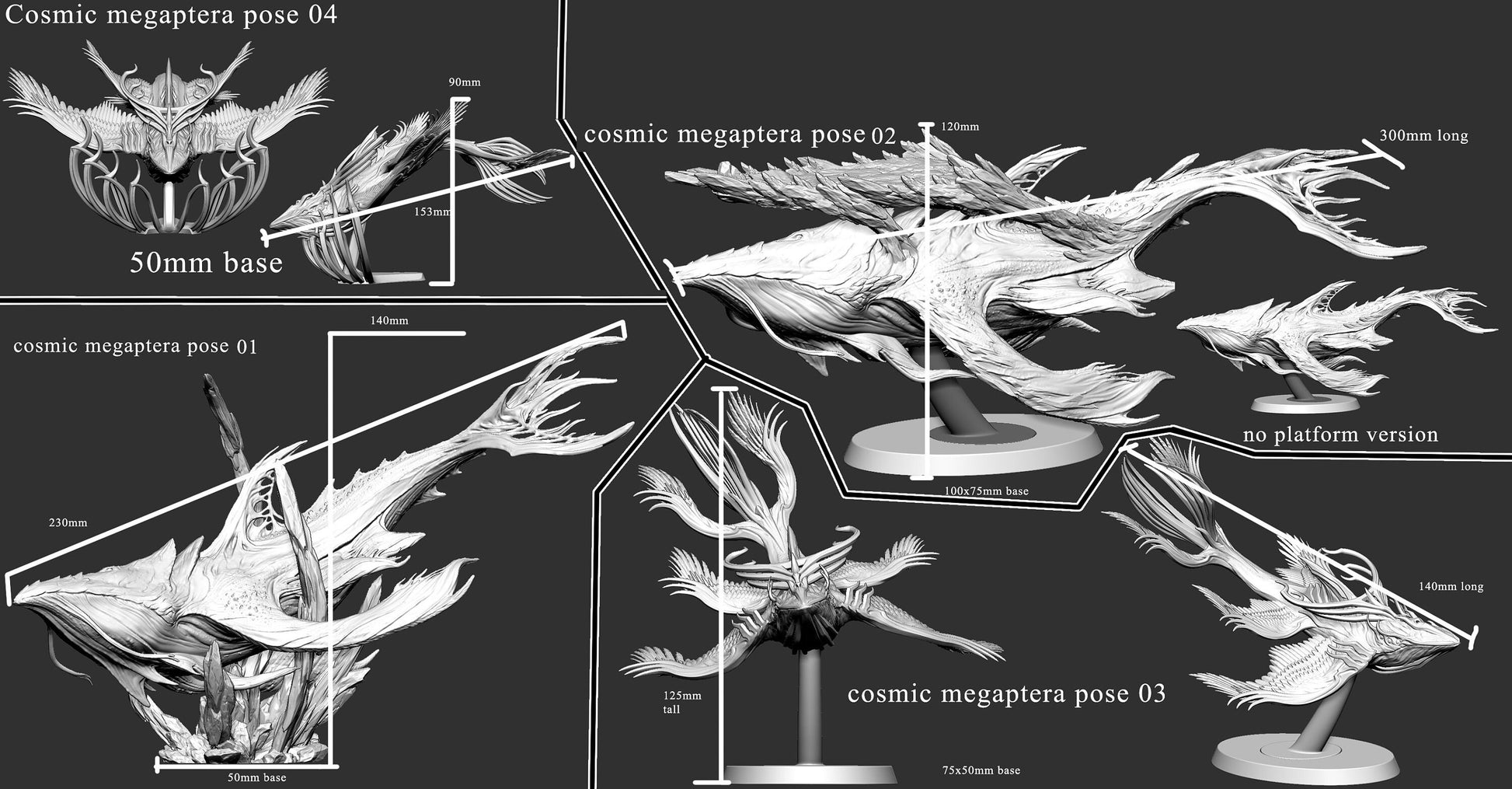 Cosmic Megaptera by Mini Monster Mayhem | Please Read Description