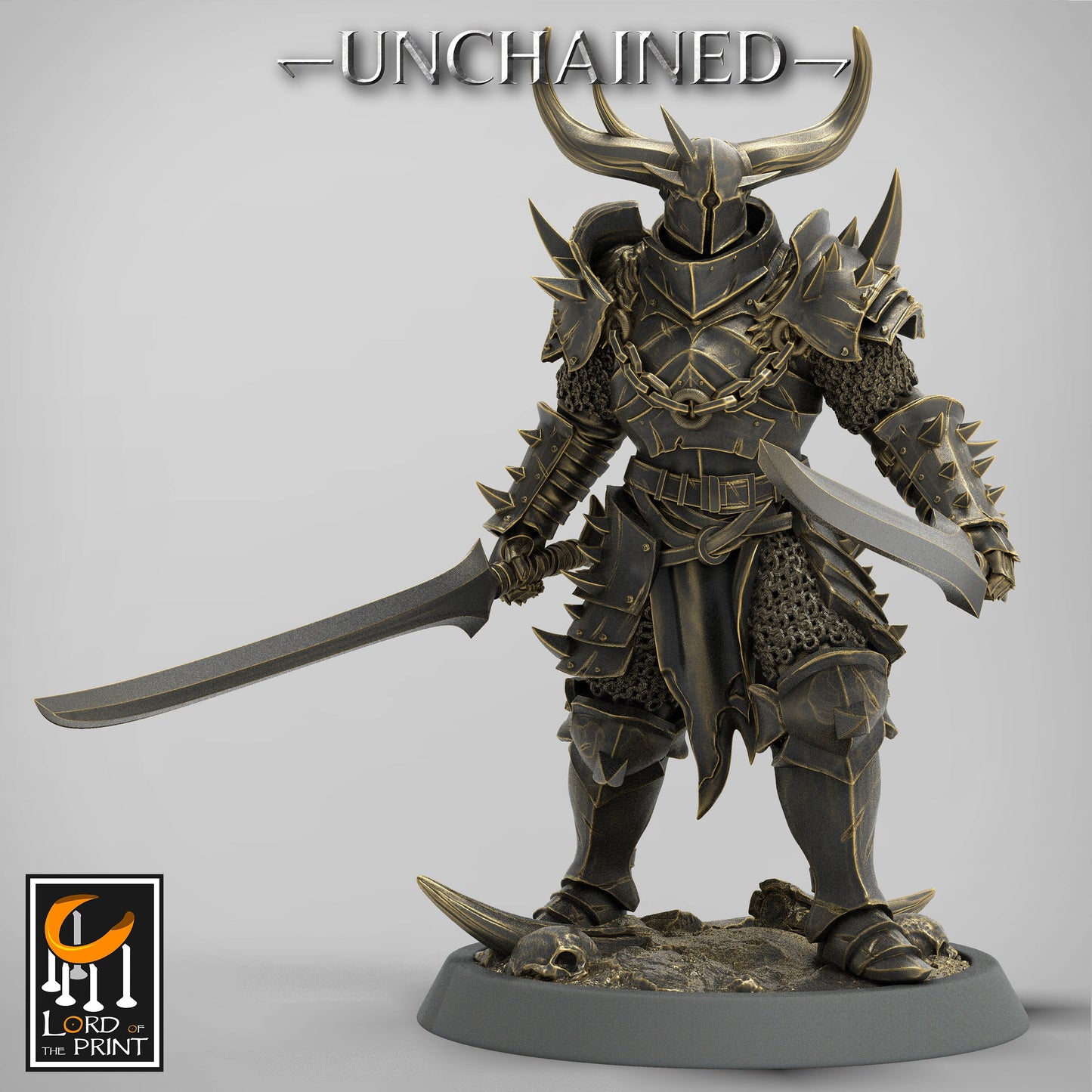 Unchained Dual Sword Light Infantry by Lord of the Print | Please Read Description