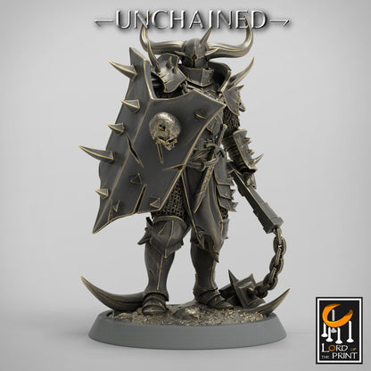 Uncahined Flail Light Infantry by Lord of the Print | Please Read Description