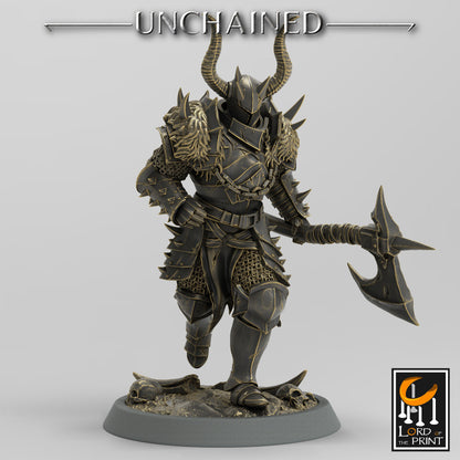 Unchained Greataxe Light Infantry by Lord of the Print | Please Read Description