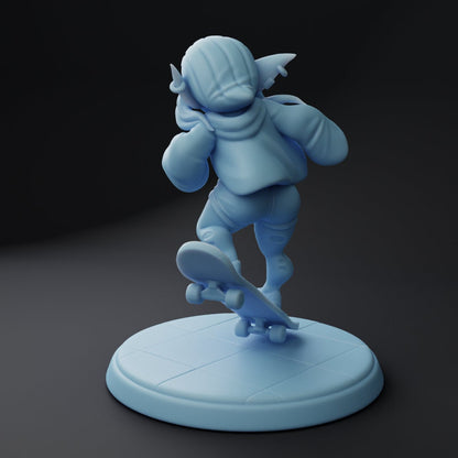 Jane, Goblin Skateboarder by Twin Goddess Minis | Please Read Description