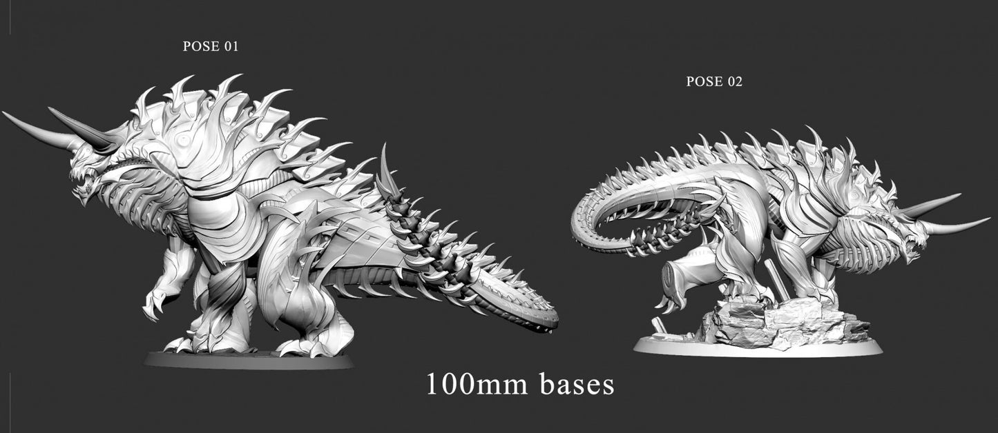 Chrome Tarrasque by Mini Monster Mayhem | Please Read Description