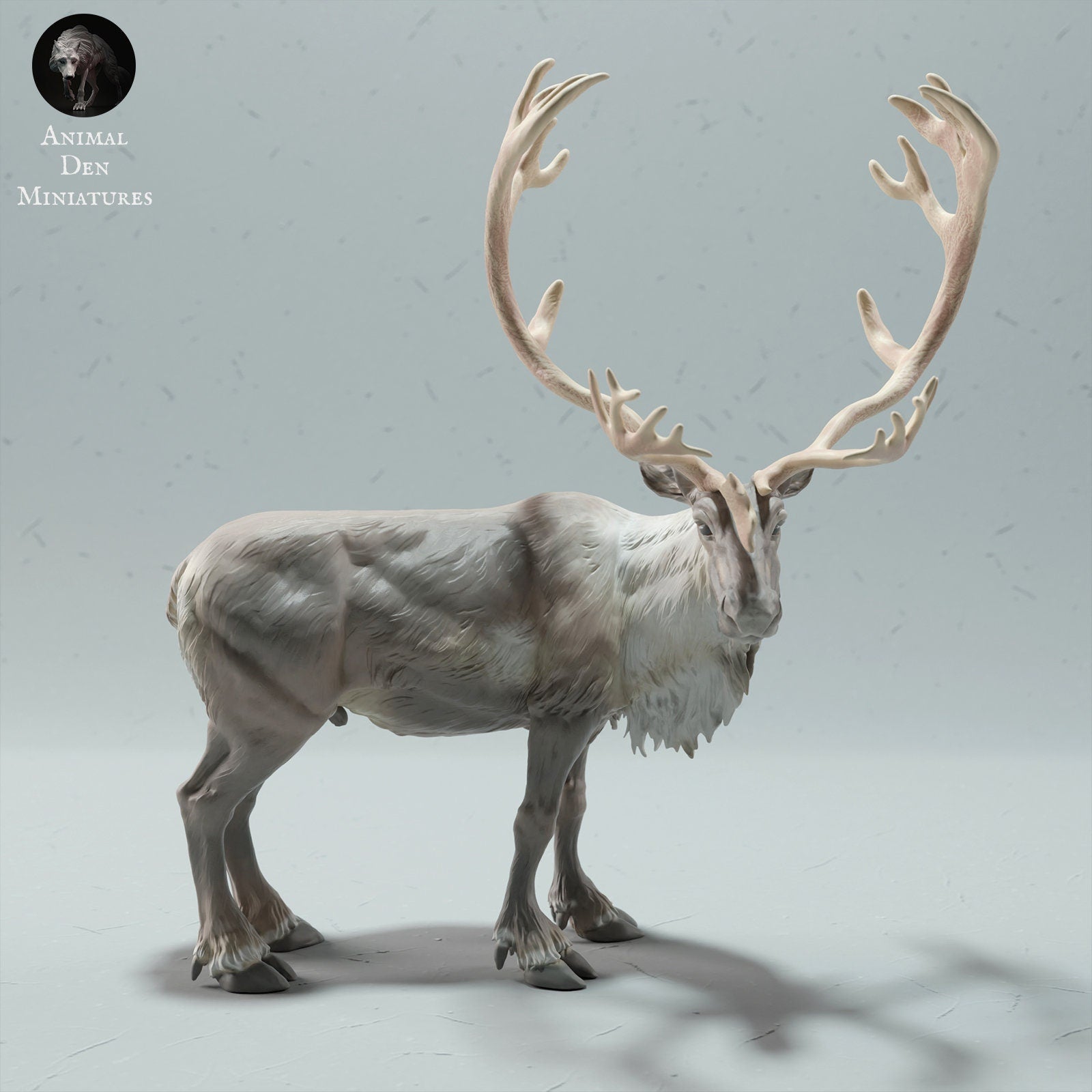 Reindeer 1:24 Scale Model by Animal Den Miniatures | Please Read Description